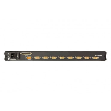 Aten | 8-Port PS/2-USB VGA 19" LCD KVM Switch with Daisy-Chain Port and USB Peripheral Support | CL5708N
