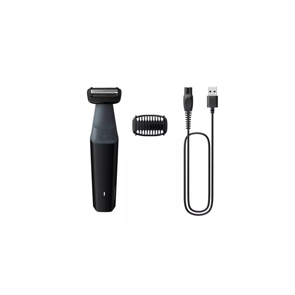 Philips | Hair clipper for body | BG3017/01 | Cordless | Wet & Dry | Number of length steps 1 | Black