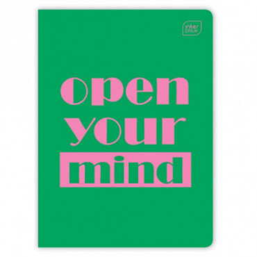 Sąsiuvinis linija, A5, 80 lapų, Open Your Mind