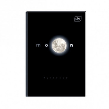 Užrašų knygutė Moon A5, 96 lapai, kietas viršelis