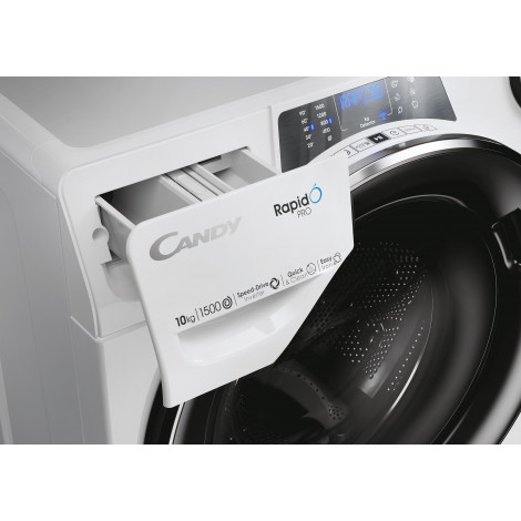 Candy | Washing Machine | RP 5106BWMBC/1-S | Energy efficiency class A | Front loading | Washing capacity 10 kg | 1500 RPM | Dep