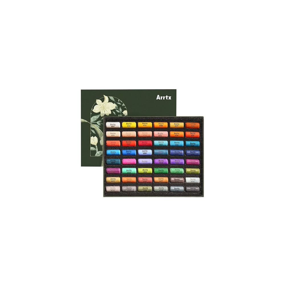 Minkštų pastelių rinkinys ARRTX, 48 spalvų