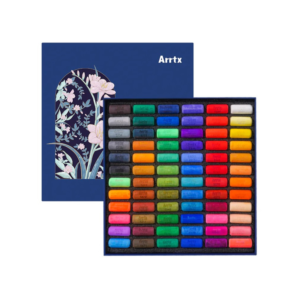 Minkštų pastelių rinkinys ARRTX, 72 spalvų