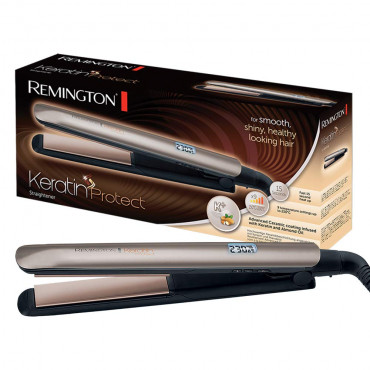 Remington | Keratin Protect Hair Straightener | S8540 | Ceramic heating system | Display LCD | Temperature (max) 230 C | Bronze/