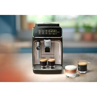 Philips | Espresso Coffee Maker | EP3321/40 | Pump pressure 15 bar | Built-in milk frother | Fully Automatic | 1500 W | Black
