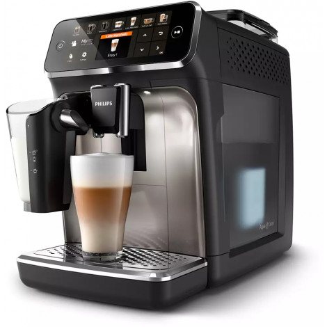 Philips | Series 5400 Coffee Maker | EP5447/90 | Pump pressure 15 bar | Built-in milk frother | Fully Automatic | 1500 W | Black