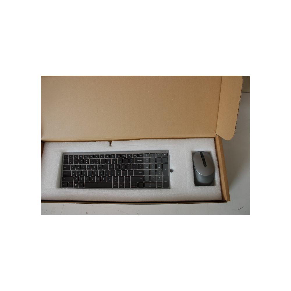 SALE OUT. Dell | Keyboard and Mouse | KM7120W | Wireless | 2.4 GHz, Bluetooth 5.0 | Batteries included | US | REFURBISHED, NO OR