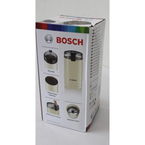 SALE OUT.Bosch | Coffee Grinder | TSM6A017C | 180 W | Coffee beans capacity 75 g | Beige | DAMAGED PACKAGING | Bosch | Coffee Gr