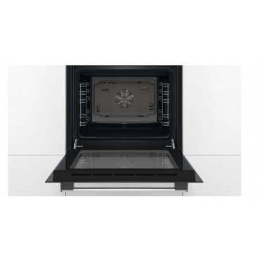 Bosch | Oven | HBF133BA0 | 66 L | Electric | EcoClean | Knobs | Height 59.5 cm | Width 59.4 cm | Black