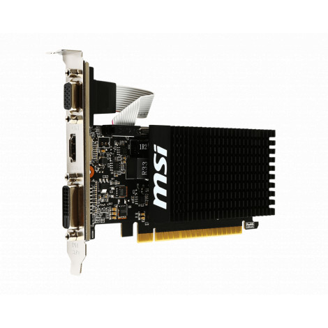 MSI | GT 710 2GD3H LP | NVIDIA | 2 GB | GeForce GT 710 | DDR3 | DVI-D ports quantity 1 | HDMI ports quantity 1 | PCI Express 2.0