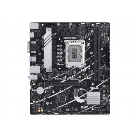 Asus | PRIME B760M-K | Processor family Intel | Processor socket LGA1700 | DDR5 DIMM | Number of SATA connectors 4