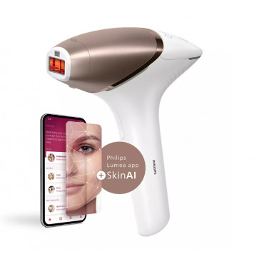 Philips | IPL Hair remover with SenseIQ | BRI973/00 | Bulb lifetime (flashes) 450.000 | Number of power levels 5 | White/Rose Go