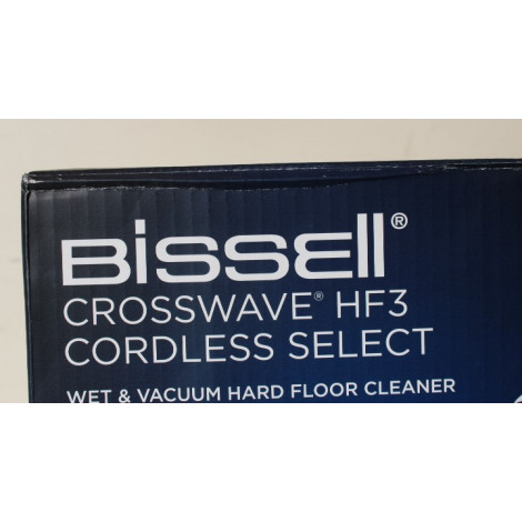 SALE OUT. Bissell CrossWave HF3 Cordless Select Vacuum Cleaner, Handstick, Cordless, DAMAGED PACKAGING, UNPACKED, USED, SCRATCHE