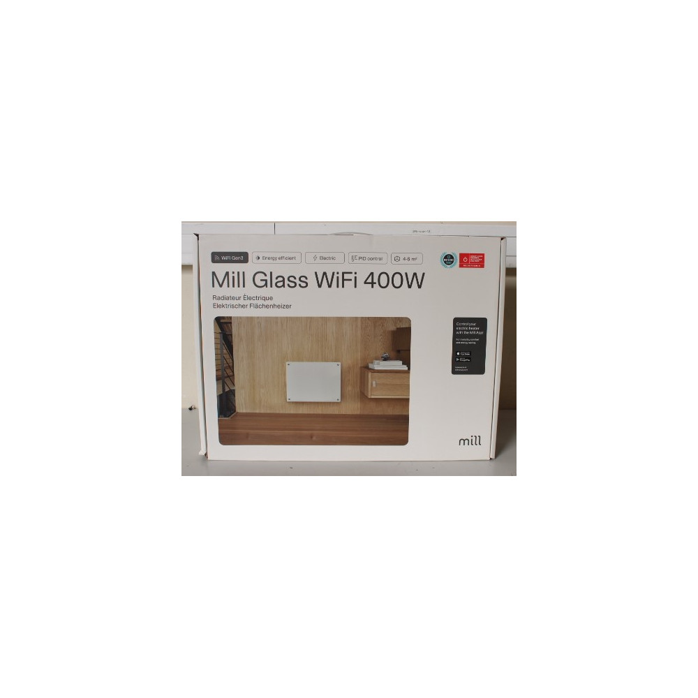 SALE OUT. Mill Heater | GL400WIFI3 WiFi Gen3 | Panel Heater | 400 W | Suitable for rooms up to 4-6 m | White | DAMAGED PACKAGING