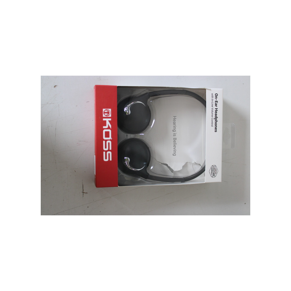 SALE OUT. Koss KPH25 Headphones, On-Ear, Wired, Black, DAMAGED PACKAGING | Headphones | KPH25k | Wired | On-Ear | DAMAGED PACKAG