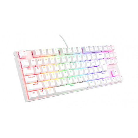 THOR 303 | Mechanical Gaming Keyboard | Wired | US | White | USB Type-A | Outemu Peach Silent