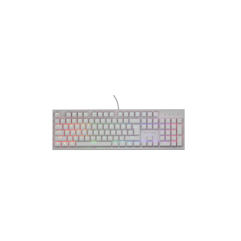 THOR 303 | Mechanical Gaming Keyboard | Wired | US | White | USB Type-A | Outemu Peach Silent