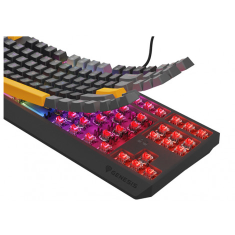 THOR 230 | Mechanical Gaming Keyboard | Wired | US | Anchor Gray Positive | USB Type-A | Outemu Red