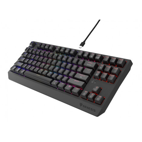 THOR 230 | Mechanical Gaming Keyboard | Wireless | US | Black | 2.4 GHz, Bluetooth, USB | Outemu Silent Lemon