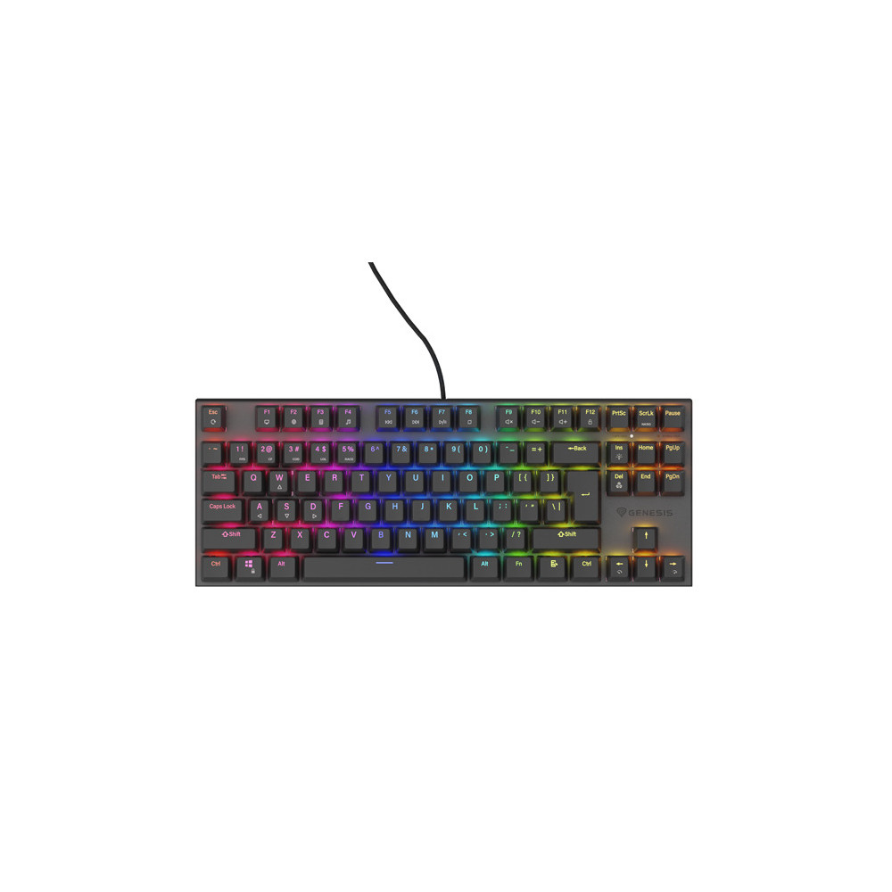 THOR 303 | Mechanical Gaming Keyboard | Wired | US | Black | USB Type-A | Outemu Peach Silent