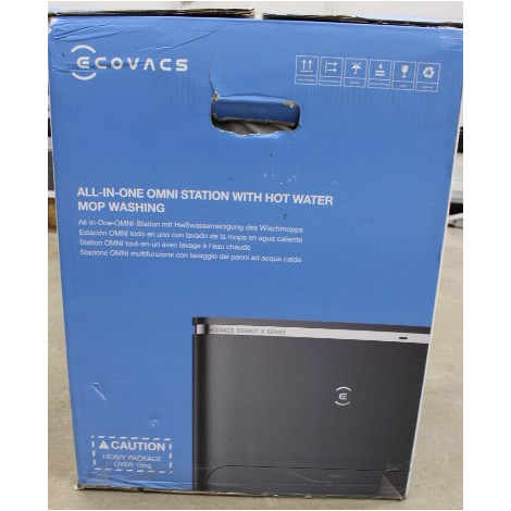 SALE OUT. Ecovacs DEEBOT X2 OMNI Vacuum cleaner, Robot, Wet&Dry, Operating 212 min, Dust bin 0,42 l, Li-ion, 6400 mAh, Black + A