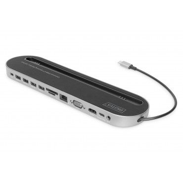 DIGITUS DA-70888 12-Port USB-C Dock