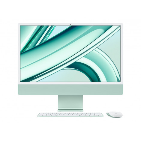 Apple iMac 24 4.5K Retina, Apple M3 8C CPU, 10C GPU/8GB/512GB SSD/Green/INT | Apple