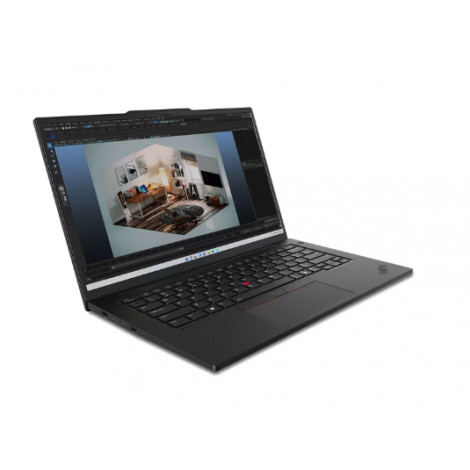 Lenovo ThinkPad P14s Gen 5 | Black | 14.5 " | IPS | WUXGA | 1920 x 1200 pixels | Anti-glare | Intel Core U7 | 155H | 32 GB | SO-