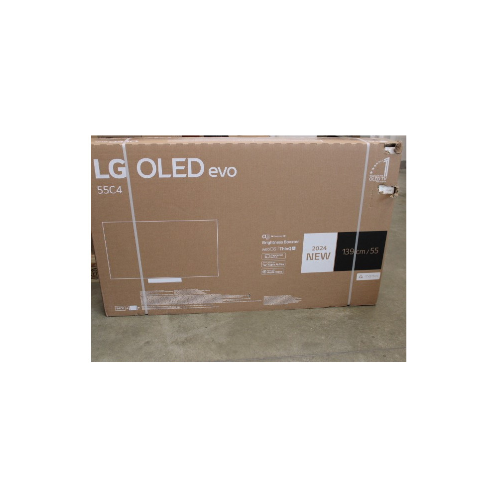 SALE OUT. LG OLED55C41LA 55" (139 cm) OLED evo C4 4K Smart TV, DAMAGED PACKAGING