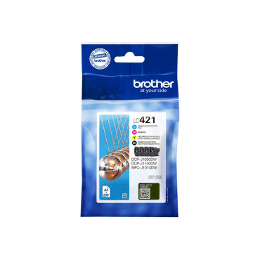 Brother LC421VALDR | Ink Cartridges | Black, cyan, magenta, yellow