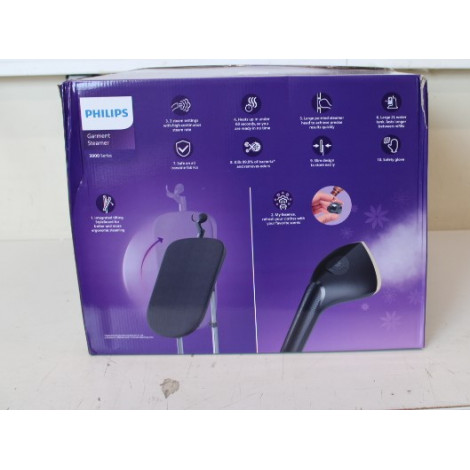 SALE OUT. Philips STE3170/80 Stand Garment Steamer with StyleBoard, Black, DAMAGED PACKAGING, SCRATCHED PIPE | Stand Garment Ste