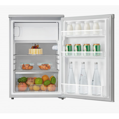 Midea Refrigerator | MDRD168FGE01 | Energy efficiency class F | Free standing | Larder | Height 84.5 cm | Fridge net capacity 97