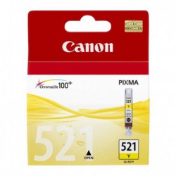 OEM kasetė Canon CLI-521 Yellow (2936B001)                                                                              