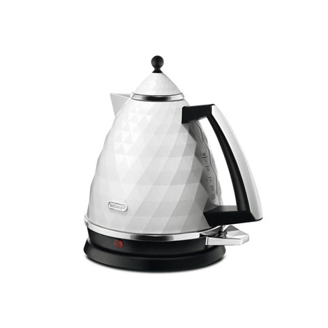 Delonghi Kettle KBJ2001W Standard 2000 W 1.7 L Plastic 360 rotational base White