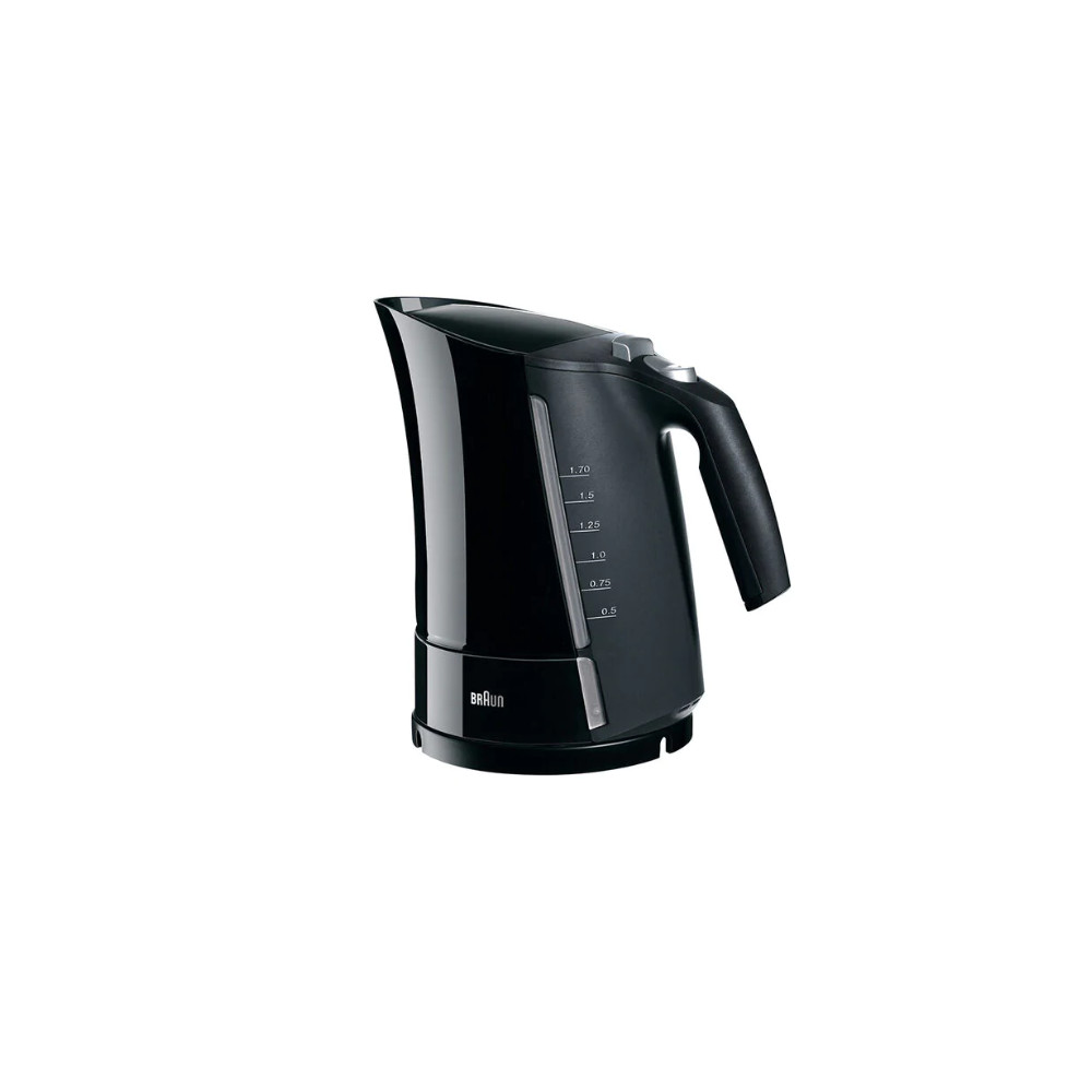 Braun Kettle WK500BK Multiquick 5 Standard 3000 W 1.7 L Plastic 360 rotational base Black