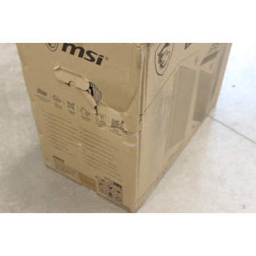 SALE OUT. MSI MPG VELOX 100P AIRFLOW PC Case, Mid-Tower, USB 3.2, Audio-out, Mic-in DAMAGED PACKAGING, DENTS ON TOP | MSI PC Cas