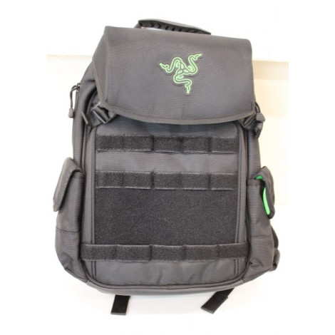 SALE OUT. Razer Tactical 15.6" Backpack, DEMO | Tactical | Fits up to size 14 " | Backpack | Black/Green | DEMO | Shoulder strap
