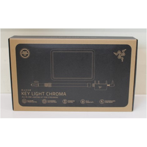 SALE OUT. Razer Chroma Key Light for Streaming, UNPACKED, USED, SCRATCHED | Razer Chroma Key Light | UNPACKED, USED, SCRATCHED