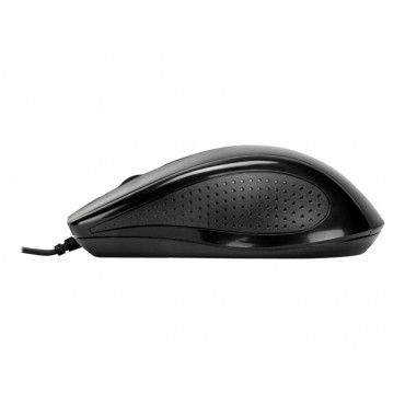 Targus Full-Size Optical Antimicrobial Wired Mouse | Mouse | Full-Size Optical Antimicrobial | Wired | Black