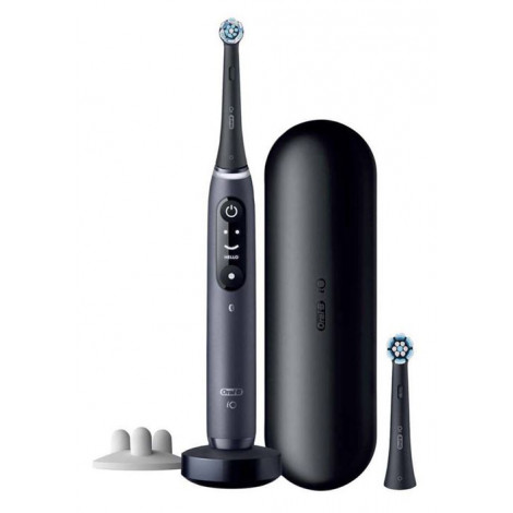 Oral-B | Electric Toothbrush | iO7s Black Onyx | Rechargeable | For adults | Number of brush heads included 2 | Number of teeth 