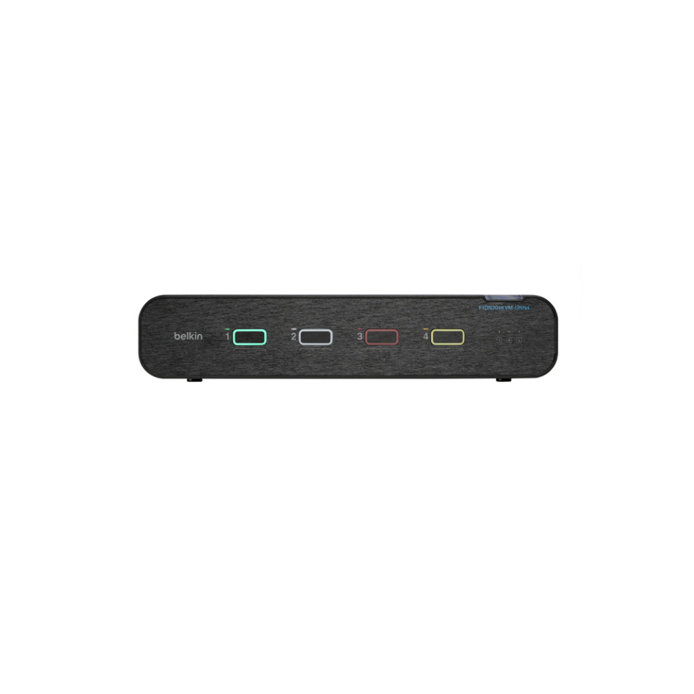 Belkin Universal 2nd Gen Secure KVM Switch, 4-Port, Dual Head, No CAC