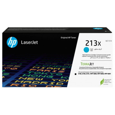 HP 213X Cyn Original LaserJet Toner Crtg