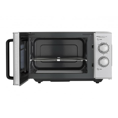 Caso | Ceramic Microwave Oven with Grill | MG 25 Ecostyle | Free standing | 25 L | 900 W | Grill | Silver