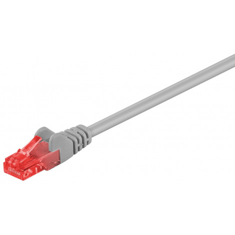 Patch Cable | 68449 CAT 6 U/UTP | PVC AWG 24/7 | Cable length: 15 m | Grey