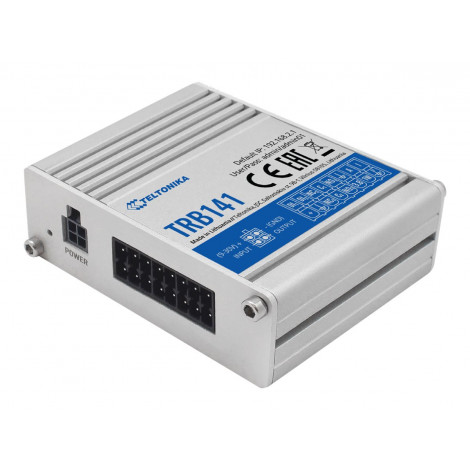 LTE Gateway: No WiFi, 4G, Input/Output, Micro USB | LTE Gateway | TRB141 | No Wi-Fi | Ethernet LAN (RJ-45) ports 0 | Mesh Suppor