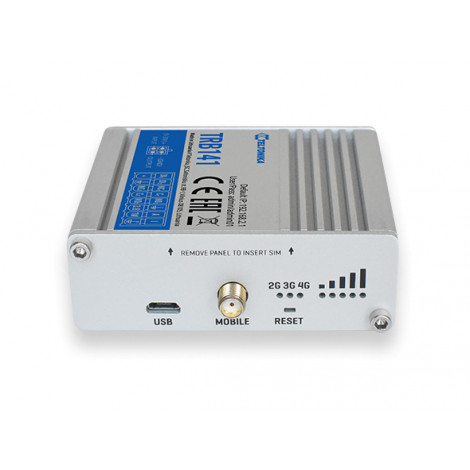 LTE Gateway: No WiFi, 4G, Input/Output, Micro USB | LTE Gateway | TRB141 | No Wi-Fi | Ethernet LAN (RJ-45) ports 0 | Mesh Suppor