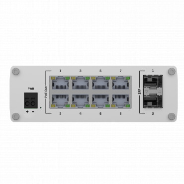 Teltonika Ethernet Switch TSW200 Unmanaged, Desktop, 1 Gbps (RJ-45) ports quantity 8, SFP ports quantity 2, PoE ports quantity 8