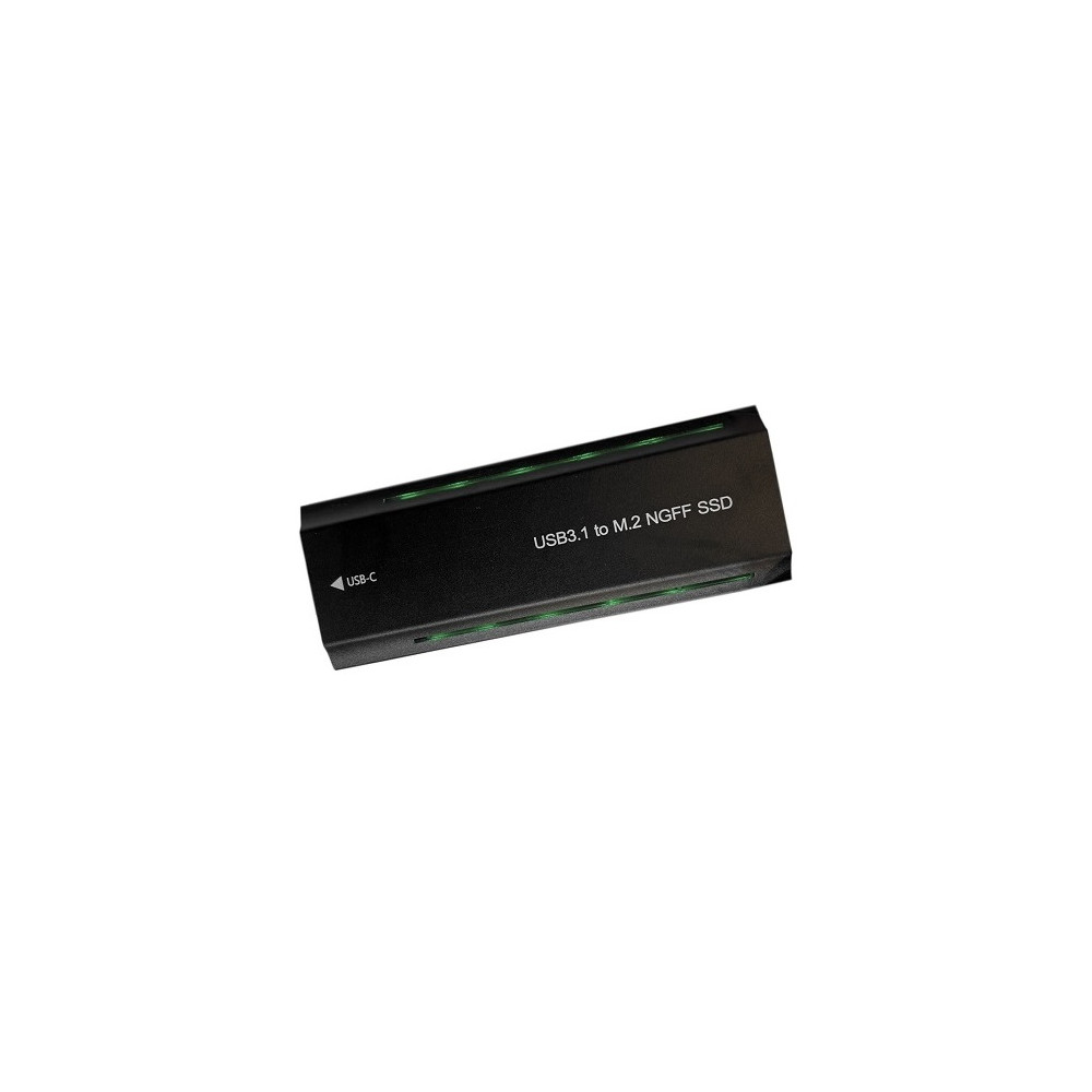 Ultra M.2 PCIe NGFF/NVMe SSD dėklas USB3.2, 20Gbps, RGB