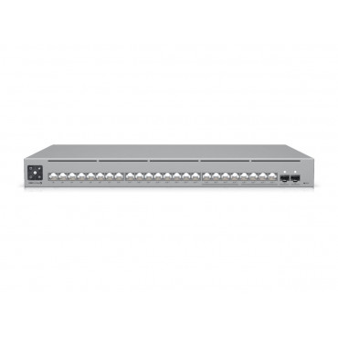 UBIQUITI A 24-port, Layer 3 Etherlighting switch capable of high-power PoE++ output