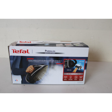 SALE OUT. Tefal FV8062 Puregliss Iron , Black/Grey | FV8062 Puregliss | Steam Iron | 3000 W | Water tank capacity 0.27 ml | Cont